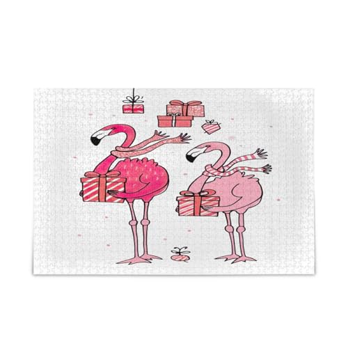 Niedliche rosa Flamingos Holzpuzzles Schöne Puzzles für Erwachsene 1000 Teile Puzzle für Familie 29,5 × 19,78 cm Niedliche rosa Flamingos Holzpuzzles Schöne Puzzles für Erwachsene 1000 Teile Puzzle für Familie 29,5 × 19,78 cm von RPLIFE