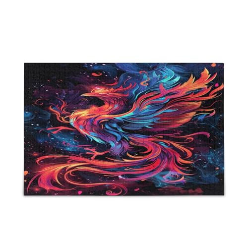 Phoenix Umgeben von Flammen Puzzles, einzigartiges Puzzle, lustige Puzzles, Puzzles mit Buchstaben auf der Rückseite Phoenix Umgeben von Flammen Puzzles, einzigartiges Puzzle, lustige Puzzles, Puzzles mit Buchstaben auf der Rückseite von RPLIFE