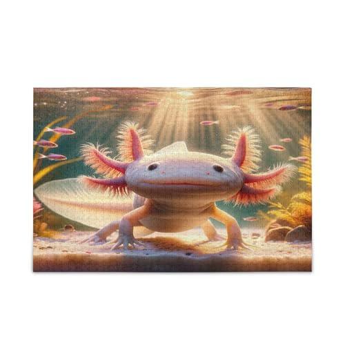 Pink Axolotl Unterwasserpuzzles Familienpuzzles 500 Teile 50,5 × 37,8 cm Pink Axolotl Unterwasserpuzzles Familienpuzzles 500 Teile 50,5 × 37,8 cm von RPLIFE