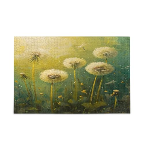 Pusteblumen-Holz-Puzzle, Familienpuzzle, 500 Teile, 50 x 37 cm Pusteblumen-Holz-Puzzle, Familienpuzzle, 500 Teile, 50 x 37 cm von RPLIFE