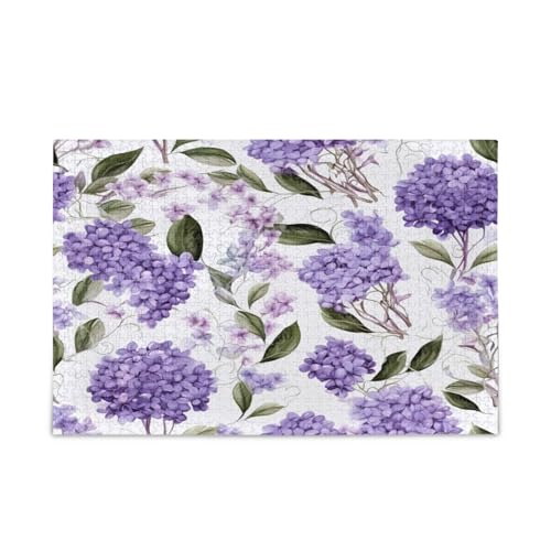 Puzzle für Erwachsene, violett, lila, Blumen, Holzpuzzles, Erwachsene, 1000 Teile, Puzzle für Familie, 74 x 70 cm Puzzle für Erwachsene, violett, lila, Blumen, Holzpuzzles, Erwachsene, 1000 Teile, Puzzle für Familie, 74 x 70 cm von RPLIFE