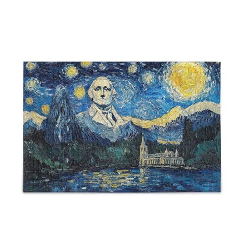 Puzzle im Sternennacht-Stil, 1000 Teile, Erwachsene, 74 x 50 cm Puzzle im Sternennacht-Stil, 1000 Teile, Erwachsene, 74 x 50 cm von RPLIFE