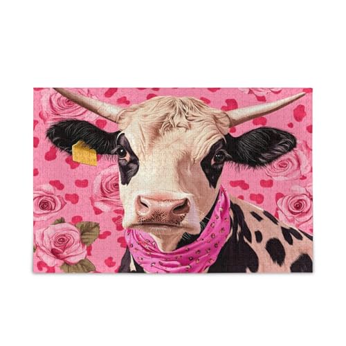 Puzzle mit rosafarbenen Rosen für Erwachsene, Gehirnspiel, 1000 Teile, Puzzle für Familie, 74 x 70 cm Puzzle mit rosafarbenen Rosen für Erwachsene, Gehirnspiel, 1000 Teile, Puzzle für Familie, 74 x 70 cm von RPLIFE