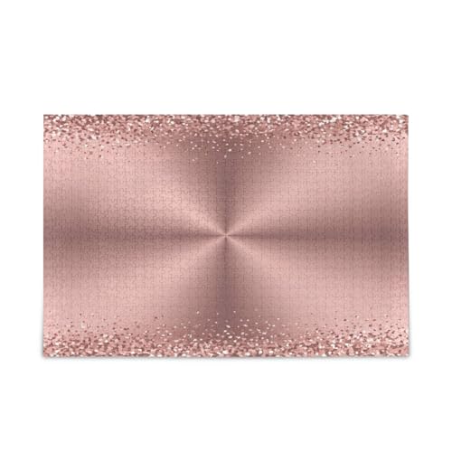 Rotgoldener Metallic-Stil, Erwachsenen-Puzzle, Bilderpuzzle, 500 Teile, Puzzle für Familie, 50 x 37 cm Rotgoldener Metallic-Stil, Erwachsenen-Puzzle, Bilderpuzzle, 500 Teile, Puzzle für Familie, 50 x 37 cm von RPLIFE