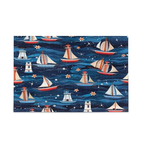 Sea Sailboats Blue Adult Wooden Jigsaw Puzzles Unique Puzzles 1000 Pieces Puzzle for Adult 29.5×19.17.8 cm Sea Sailboats Blue Adult Wooden Jigsaw Puzzles Unique Puzzles 1000 Pieces Puzzle for Adult 29.5×19.17.8 cm von RPLIFE