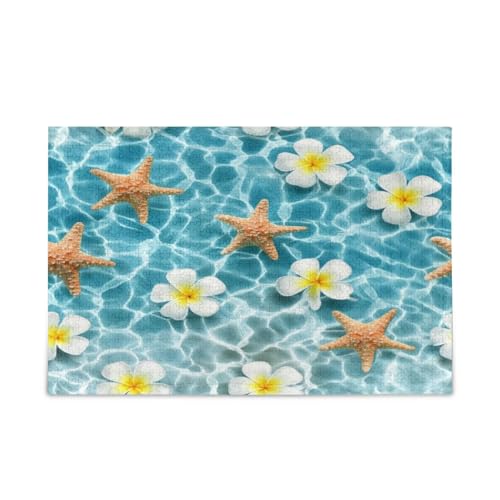 Seestern Blumen Ozean Blau Erwachsene Holzpuzzles Puzzles für Erwachsene 500 Teile 20,5 × 14,22,9 cm Seestern Blumen Ozean Blau Erwachsene Holzpuzzles Puzzles für Erwachsene 500 Teile 20,5 × 14,22,9 cm von RPLIFE