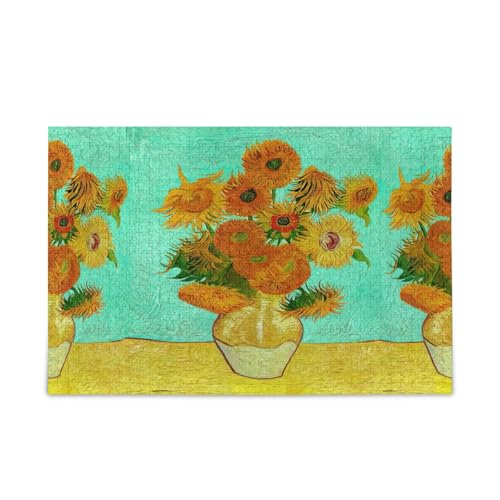 Sonnenblumenstrauß, Ölgemälde-Stil, Holzpuzzle, lustige Puzzles für Erwachsene, 1000 Teile, Puzzle für Familie, 74 x 70 cm Sonnenblumenstrauß, Ölgemälde-Stil, Holzpuzzle, lustige Puzzles für Erwachsene, 1000 Teile, Puzzle für Familie, 74 x 70 cm von RPLIFE