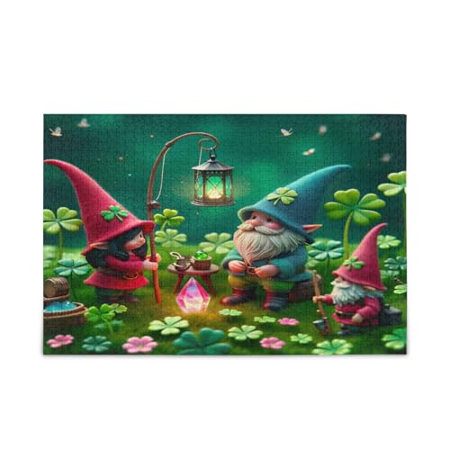 St. Patrick's Day Kleeblätter Zwerge Puzzles Familienpuzzles 500 Teile 50,5 × 37,8 cm St. Patrick's Day Kleeblätter Zwerge Puzzles Familienpuzzles 500 Teile 50,5 × 37,8 cm von RPLIFE