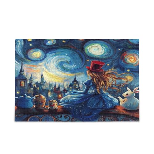 Sternennacht, lebendiges Mal-Wunderland, Holzpuzzle, Familienpuzzle, 500 Teile, 50 x 37 cm Sternennacht, lebendiges Mal-Wunderland, Holzpuzzle, Familienpuzzle, 500 Teile, 50 x 37 cm von RPLIFE