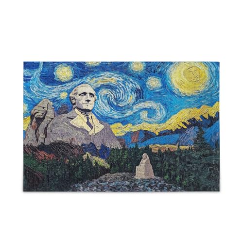 Sternennacht, tolle Statue, Holz-Puzzle, 500 Teile, 500 x 37 cm Sternennacht, tolle Statue, Holz-Puzzle, 500 Teile, 500 x 37 cm von RPLIFE