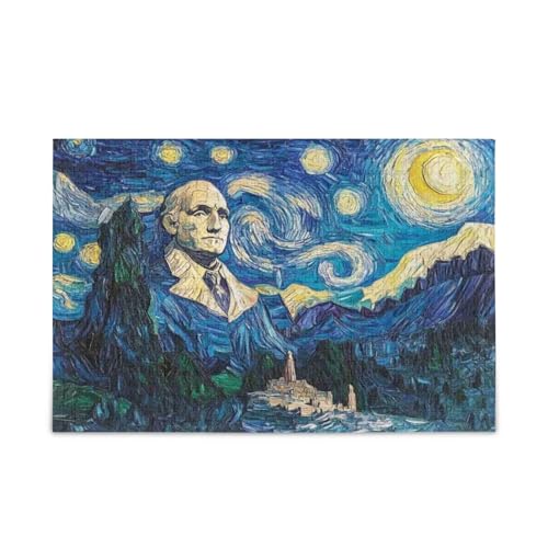 Sternennacht, tolle Statue, Holzpuzzle für Erwachsene, 1000 Teile, Puzzle für Familie, 74 x 50 cm Sternennacht, tolle Statue, Holzpuzzle für Erwachsene, 1000 Teile, Puzzle für Familie, 74 x 50 cm von RPLIFE