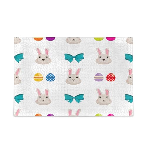 Verspielte Kaninchen-Puzzles, Bilderpuzzles, 500 Teile, Puzzle für Familie, 50,5 x 37,8 cm Verspielte Kaninchen-Puzzles, Bilderpuzzles, 500 Teile, Puzzle für Familie, 50,5 x 37,8 cm von RPLIFE