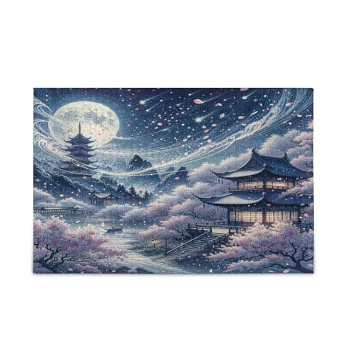 Winter Orientalische Landschaft Holzpuzzles Puzzle 500 Teile Erwachsene 20,5 × 14,22,9 cm Winter Orientalische Landschaft Holzpuzzles Puzzle 500 Teile Erwachsene 20,5 × 14,22,9 cm von RPLIFE