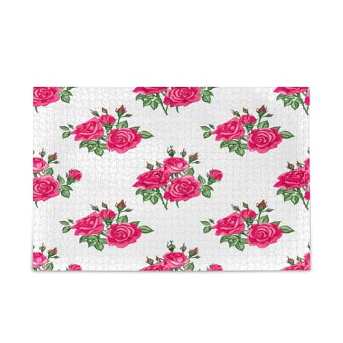 Wunderschöner Rosenstrauß, weißes Holzpuzzle für Erwachsene, einzigartiges Puzzle, 1000 Teile, Puzzle für Erwachsene, 74 x 70 cm Wunderschöner Rosenstrauß, weißes Holzpuzzle für Erwachsene, einzigartiges Puzzle, 1000 Teile, Puzzle für Erwachsene, 74 x 70 cm von RPLIFE