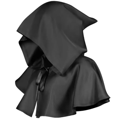 EIN schwarzer umhang! Gothic-Militärumhang for Männer und Frauen – Mittelalter-Kostümumhang, Punk-Steampunk-Renaissance-Messe-Robe for Halloween und Bühnen-Cosplay(Multi) von RPXHZLKTM