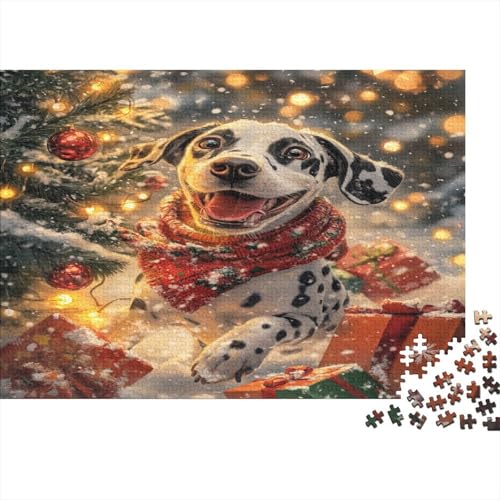 Dalmatian Puzzle 1000 Teile,Puzzlespiel Für Erwachsene,Impossible Puzzle,Puzzle Geschicklichkeitsspiel Für Die Ganze Familie, Geschenke Für Männer/Frauen Erwachsenen Puzzel 1000pcs (75x50cm) von RQATHDUUD