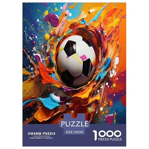 High Dynamic Fußball Puzzle 1000-teilige Schwer Puzzle Spielzeug Lernspiel Impossible Herausforderungsspielzeug Für Erwachsene Und Kinder Ab 14 Jahren 70x50cm/1000pcs High Dynamic Fußball Puzzle 1000-teilige Schwer Puzzle Spielzeug Lernspiel Impossible Herausforderungsspielzeug Für Erwachsene Und Kinder Ab 14 Jahren 70x50cm/1000pcs von RQATHDUUD