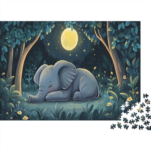 Little Elefant Puzzle 1000 Teile Puzzle Erwachsene Schwieriges Schwer Puzzle Für Erwachsene Und Kinder Ab 14 Jahren Puzzel 1000pcs (75x50cm) von RQATHDUUD