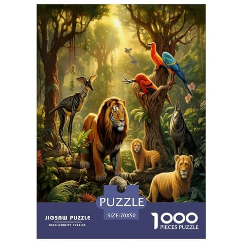 Waldtiere Puzzles 1000 Teile Schwer Puzzle Spielzeug Pädagogisches Spiel Impossible Herausforderungsspielzeug Für Erwachsene Und Kinder Ab 14 Jahren 70x50cm/1000pcs Waldtiere Puzzles 1000 Teile Schwer Puzzle Spielzeug Pädagogisches Spiel Impossible Herausforderungsspielzeug Für Erwachsene Und Kinder Ab 14 Jahren 70x50cm/1000pcs von RQATHDUUD