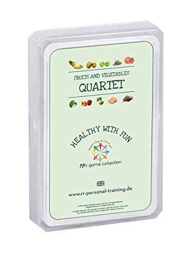 RR's Game Collection Healthy with Fun - Fruits & Vegetables Trump Card Games, Trump Cards, Learning - Educational Game for Kids Teenagers Adults, School and Family Games (Englisch) von RR's Spielesammlung Spielerisch zur Gesundheit