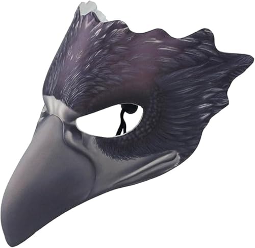 RRMMAN Kreative Tierschnabel Krähenmaske Karneval Maskerade Maske Dekorieren Halloween Kostüm Geburtstag Lustige Halbgesichtsmaske Verkleidung Party Halloween 3D Vögel Rollenspiel Heimdekoration (B) RRMMAN Kreative Tierschnabel Krähenmaske Karneval Maskerade Maske Dekorieren Halloween Kostüm Geburtstag Lustige Halbgesichtsmaske Verkleidung Party Halloween 3D Vögel Rollenspiel Heimdekoration (B) von RRMMAN