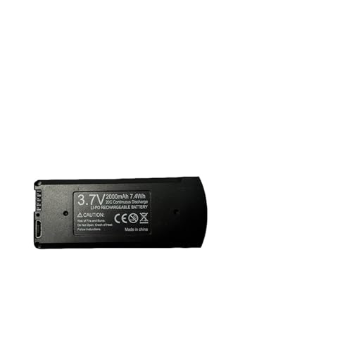 RRYUIOO Drohnenakku 7,4 V 3000 MAh/3,7 V 2000 MAh, Kompatibel for V168 Pro Max GPS V168 Pro, Drohnen-Ersatzakku-Zubehör(V168 NOGPS 2KmAh 2B) von RRYUIOO