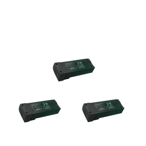 RRYUIOO Z908 Pro Batterie 3,7 V 2000 MAh for Z908 PRO Drone Batterie Z908 Propeller Drone Quadcopter Ersatz Zubehör(Z908 Black BatteryX3) von RRYUIOO