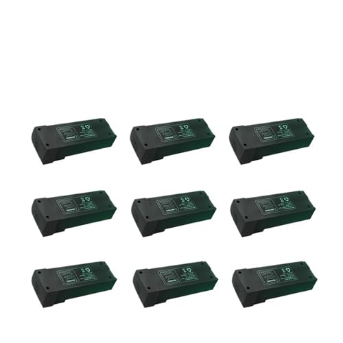 RRYUIOO Z908 Pro Batterie 3,7 V 2000 MAh for Z908 PRO Drone Batterie Z908 Propeller Drone Quadcopter Ersatz Zubehör(Z908 Black BatteryX9) von RRYUIOO