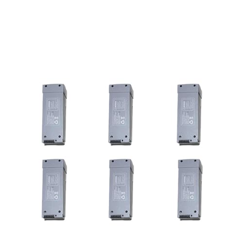 RRYUIOO Z908 Pro Batterie 3,7 V 2000 MAh for Z908 PRO Drone Batterie Z908 Propeller Drone Quadcopter Ersatz Zubehör(Z908 Grey BatteryX6) von RRYUIOO