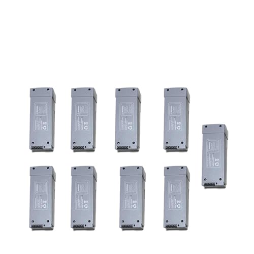 RRYUIOO Z908 Pro Batterie 3,7 V 2000 MAh for Z908 PRO Drone Batterie Z908 Propeller Drone Quadcopter Ersatz Zubehör(Z908 Grey BatteryX9) von RRYUIOO