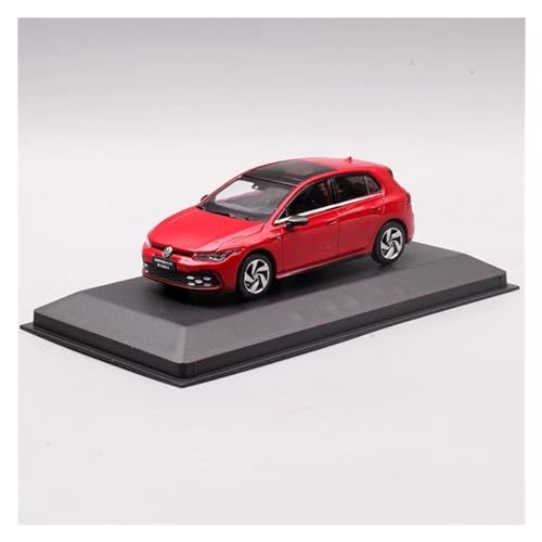 1:43 for Volkswagen Golf Scale Modellauto Miniaturfahrzeug Fertigfahrzeug Sammlerstück Spielzeugauto Geschenk (Color : Red) von RSFIL