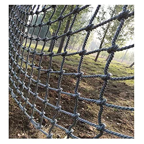 Kletternetz, Schutznetz Gewebtes Kinder-Haustier-Katzen-Sicherheitsnetz ，Kinder-Kletternetz Kindertreppen-Balkongeländer Sicherheitsnetz ， für Balkon-Fenstertre(Size:12cm mesh-10mm Dia)(1X7m/3.3X22.97 von RSFUUIE