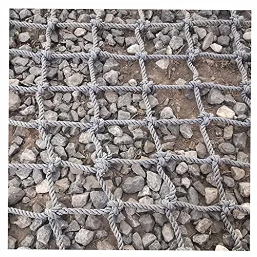 Kletternetz für Kinder und Erwachsene, Krabbelnetz Fallen Schutz Netz für Outdoor Sport Innendekoration, Netzstärke 8mm(8X8cm,1X1m/3.3X3.3ft) von RSFUUIE