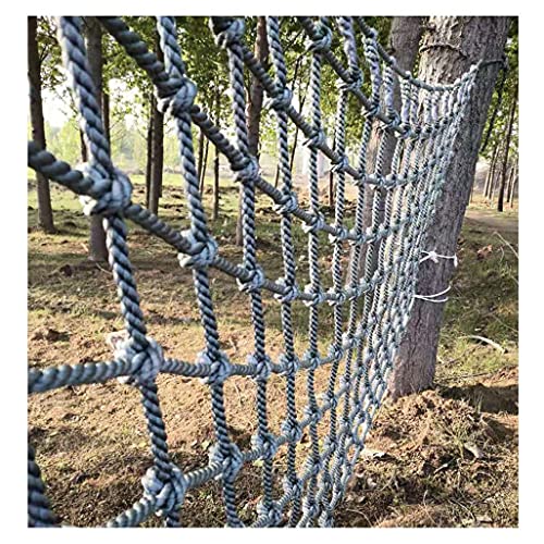 RSFUUIE Kinder Outdoor-Kletternetze, handgewebte Schutznetz,Netzstärke 8mm für Treppen dekoratives Netz Gartenschutznetz(1X8m/3.3X24.25ft) von RSFUUIE