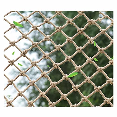 RSFUUIE Kinder Safety Hanf Seilnetz - Hintergrundwand Dekorative Net Jute Twine String Netting Outdoor Training Kletternetz(2x10m) von RSFUUIE