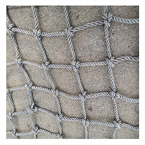 RSFUUIE Outdoor Hanfseil Kletternetz Für Baumhaus, Innenbalkon Treppenschutznetz Sicherheitsnetz,Spielplatz Spielen Sie(2X2m/6.6X6.6ft) von RSFUUIE