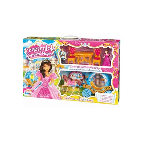RSTOYS Aschenputtel-Spielset mit Kutsche und Zubehör Schloss von RSTOYS