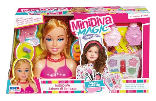 RsToys Minidiva Magic Make Up Kopf Puppe und Kosmetiktasche von RSTOYS