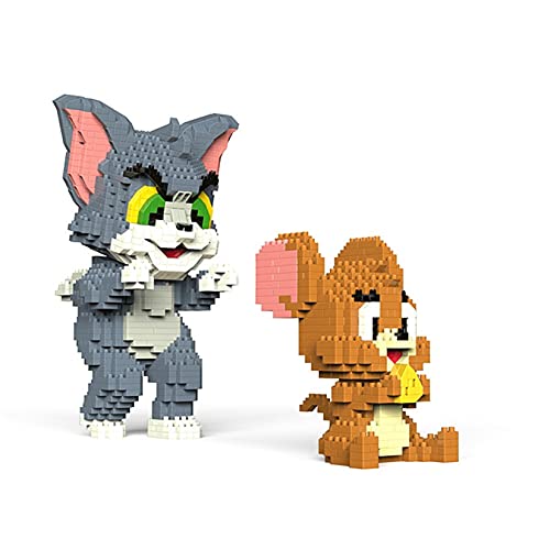 RSVT Anime-Cartoon-Nano-Bausteine, Katze Maus 3D Modell DIY Mini Diamantblöcke, Diamantblöcke Katze Für Kinder Und Erwachsene Geschenke, 2016St von RSVT