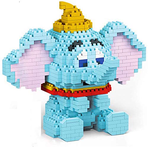 RSVT Elefant Micro Block Dumbo Bausteine ​​Pädagogisches Spielzeug Geschenk Für Kinder (666 Stücke) von RSVT