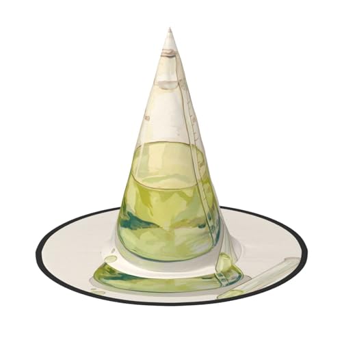 RTCVXZDSA Ausrüstung für wissenschaftliche Experimente Halloween Hut - Volldruck-Design, bequemes Oxford-Tuch, faltbar und leicht für Partys und Rollenspiele von RTCVXZDSA