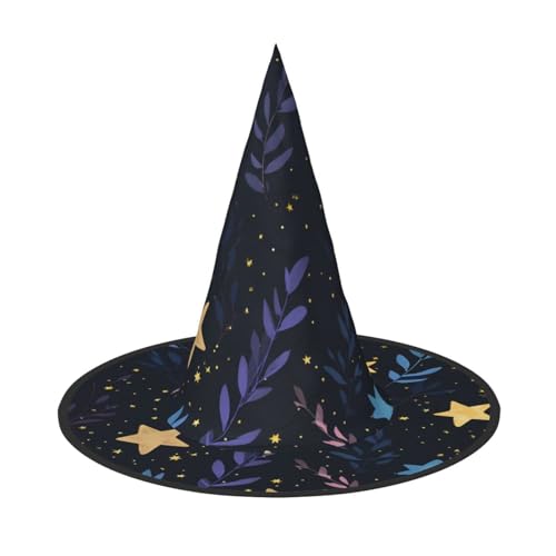 RTCVXZDSA Farbenfroher Halloween-Hut – Volldruck-Design, bequemes Oxford-Tuch, faltbar und leicht für Partys und Rollenspiele von RTCVXZDSA