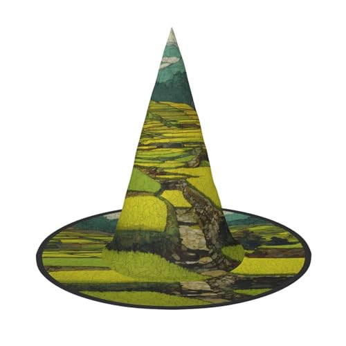 RTCVXZDSA Favorite Berge und Gewässer Halloween Hut - Volldruck-Design, bequemes Oxford-Tuch, faltbar und leicht für Partys und Rollenspiele RTCVXZDSA Favorite Berge und Gewässer Halloween Hut - Volldruck-Design, bequemes Oxford-Tuch, faltbar und leicht für Partys und Rollenspiele von RTCVXZDSA