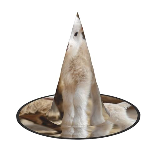 RTCVXZDSA Schaf-Halloween-Hut - Volldruck-Design, bequemes Oxford-Tuch, faltbar und leicht für Partys und Rollenspiele von RTCVXZDSA
