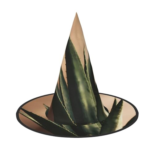 RTCVXZDSA Schöne Pflanzen Halloween Hut - Volldruck-Design, bequemes Oxford-Tuch, faltbar und leicht für Partys und Rollenspiele von RTCVXZDSA