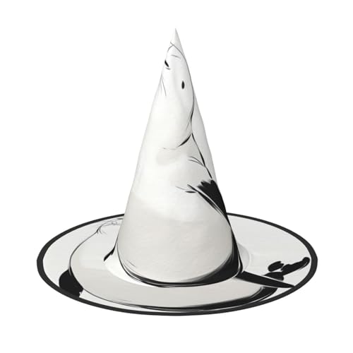 RTCVXZDSA Seal Halloween Hut - Volldruck-Design, bequemes Oxford-Tuch, faltbar und leicht für Partys und Rollenspiele von RTCVXZDSA