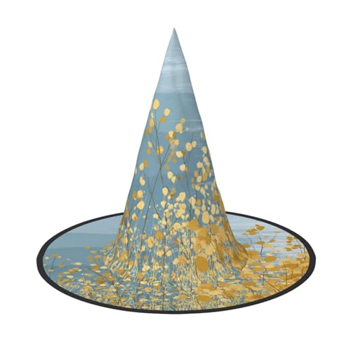 RTCVXZDSA The Reeds By The Lake Halloween Hat - Full Print Design, Comfortable Oxford Cloth, Foldable And Lightweight For Parties And Role Play von RTCVXZDSA