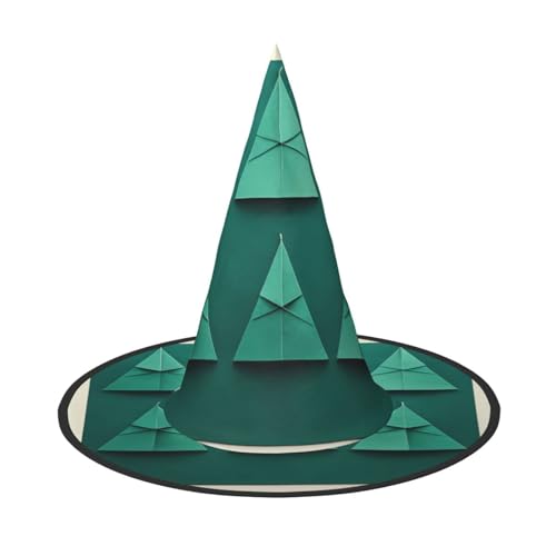 RTCVXZDSA Unregelmäßige geometrische Formen Halloween Hut - Volldruck-Design, bequemes Oxford-Tuch, faltbar und leicht für Partys und Rollenspiele von RTCVXZDSA