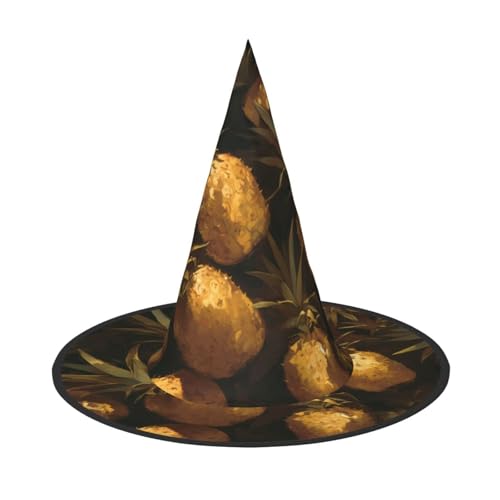 RTCVXZDSA Vibrant Fruits Halloween Hut - Volldruck-Design, bequemes Oxford-Tuch, faltbar und leicht für Partys und Rollenspiele von RTCVXZDSA