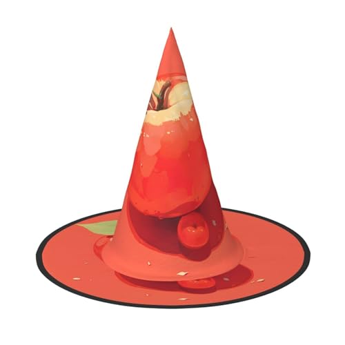 RTCVXZDSA Vibrant Fruits Halloween Hut - Volldruck-Design, bequemes Oxford-Tuch, faltbar und leicht für Partys und Rollenspiele von RTCVXZDSA